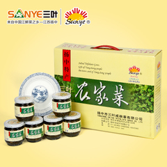 鎮江揚中特產三葉咸秧草 腌制下飯開胃農家菜禮盒組合裝醬菜